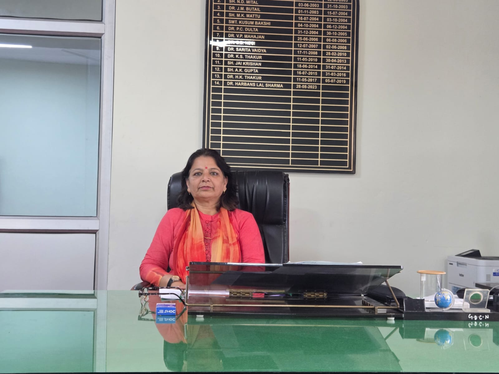 Dr. Sangeeta Jhagta, Principal